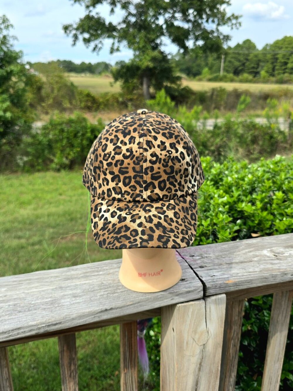 Ladies Tan & Brown Leopard Hat new no tags
